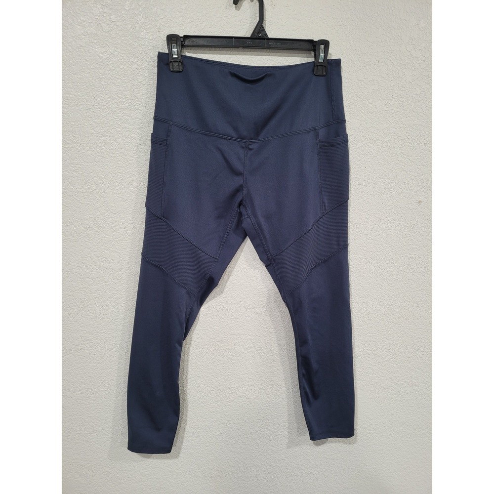 LegEnd Active Navy Blue Athleisure Leggings with Pockets‎ L Pants Women's #13